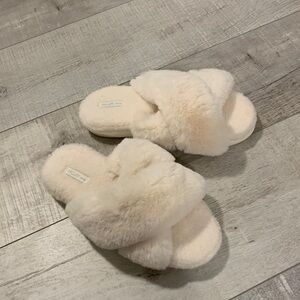 Cute fuzzy slippers
